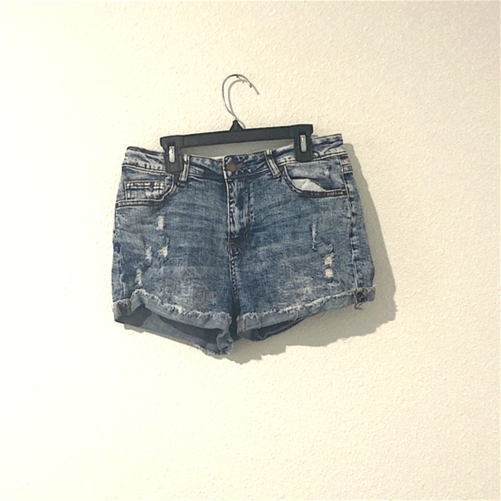 Encore Jeans Classic Blue Denim Shorts